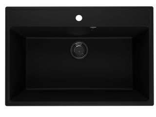 Кухонная мойка Ulgran Quartz Forte 760-07 уголь